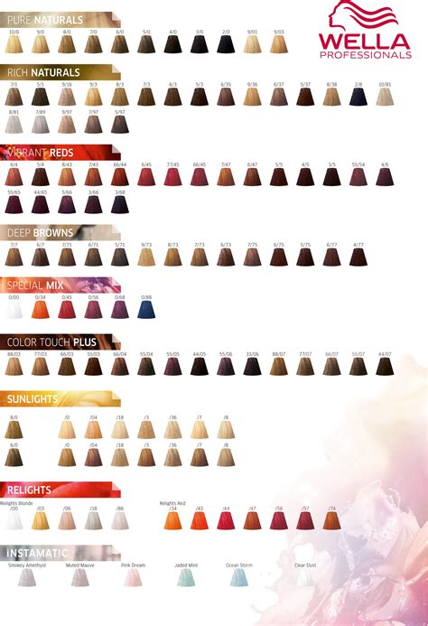 wella hair dye colors